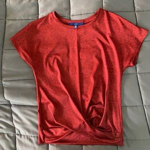 Apt. 9 marbled red blouse